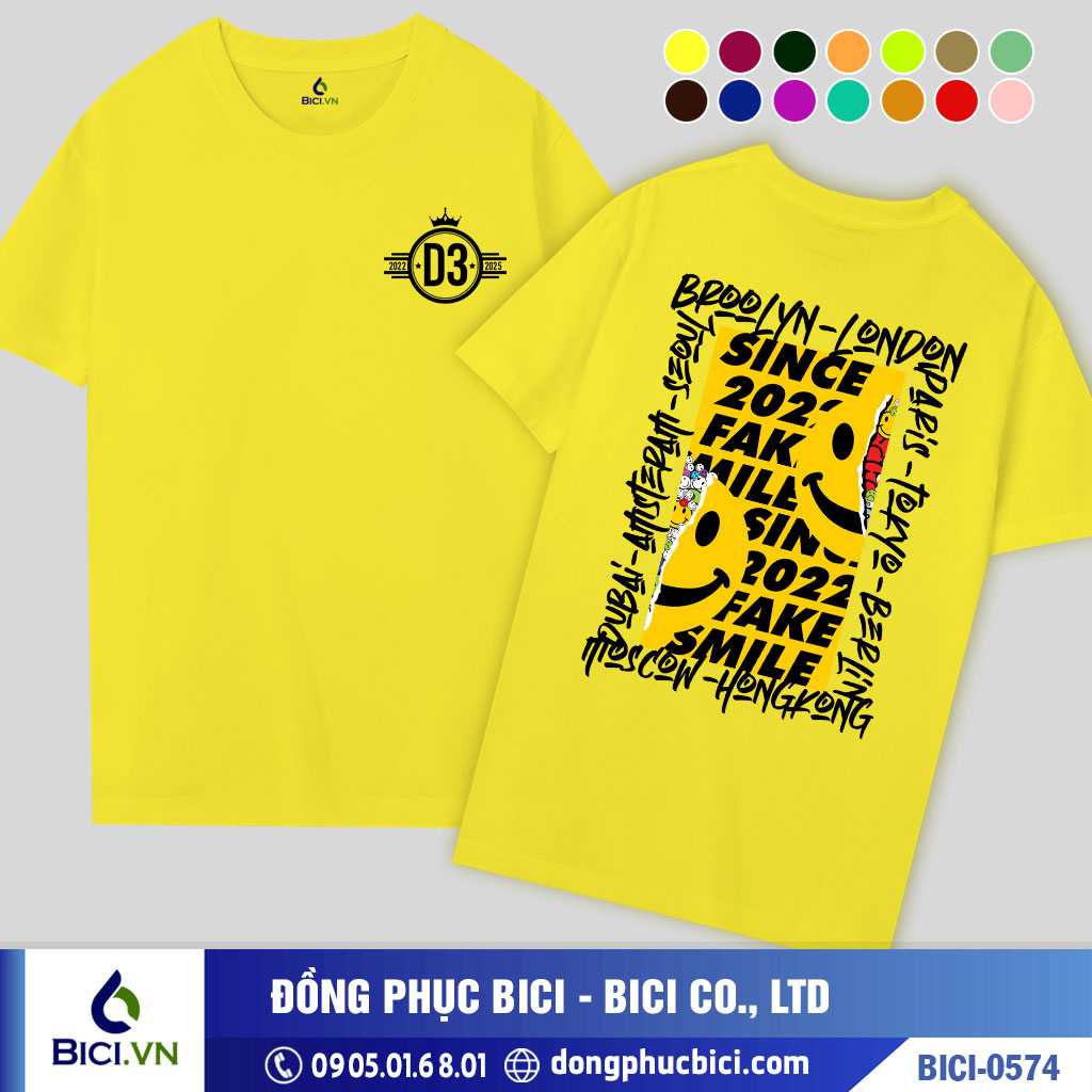 BICI-0574 - Áo Lớp Fake Smile Cực Cute