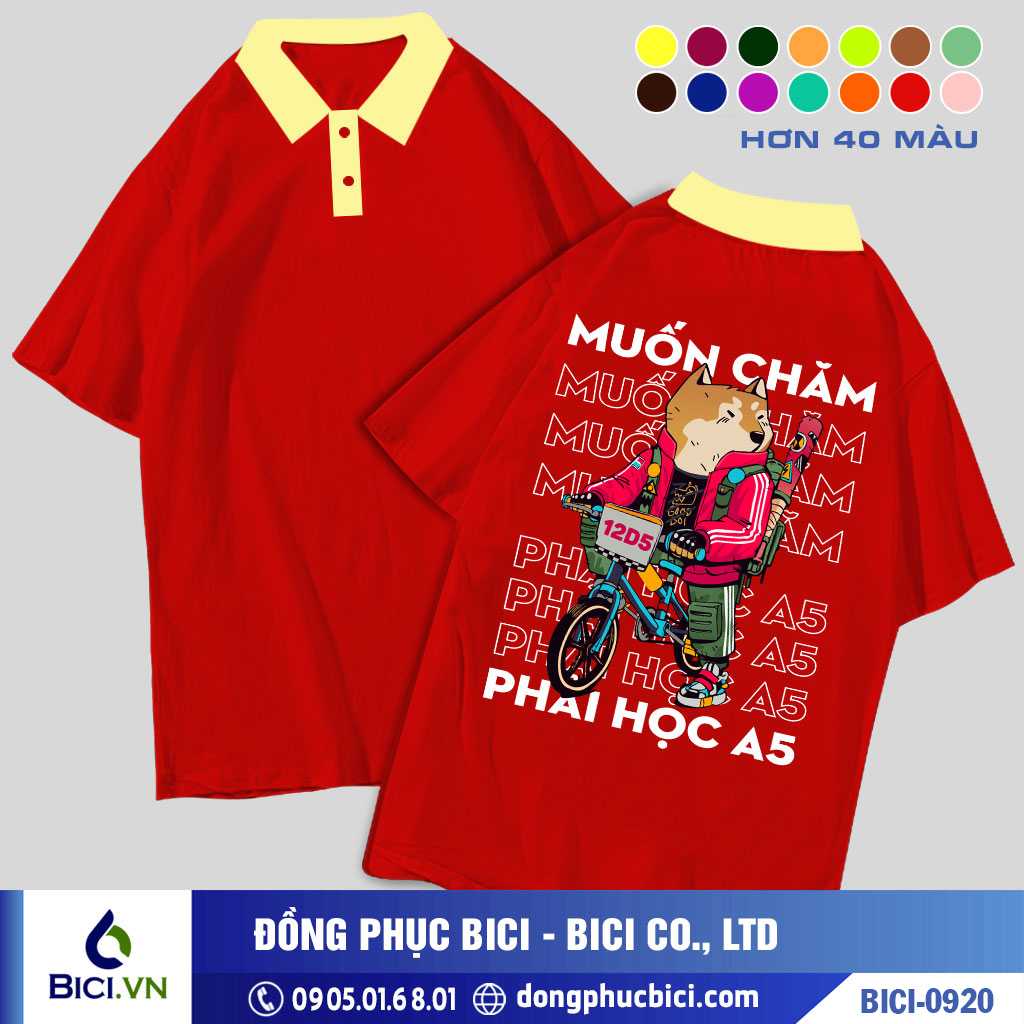 BICI-0920 - Áo Lớp Muốn Chăm Phải Học Cực Xinh