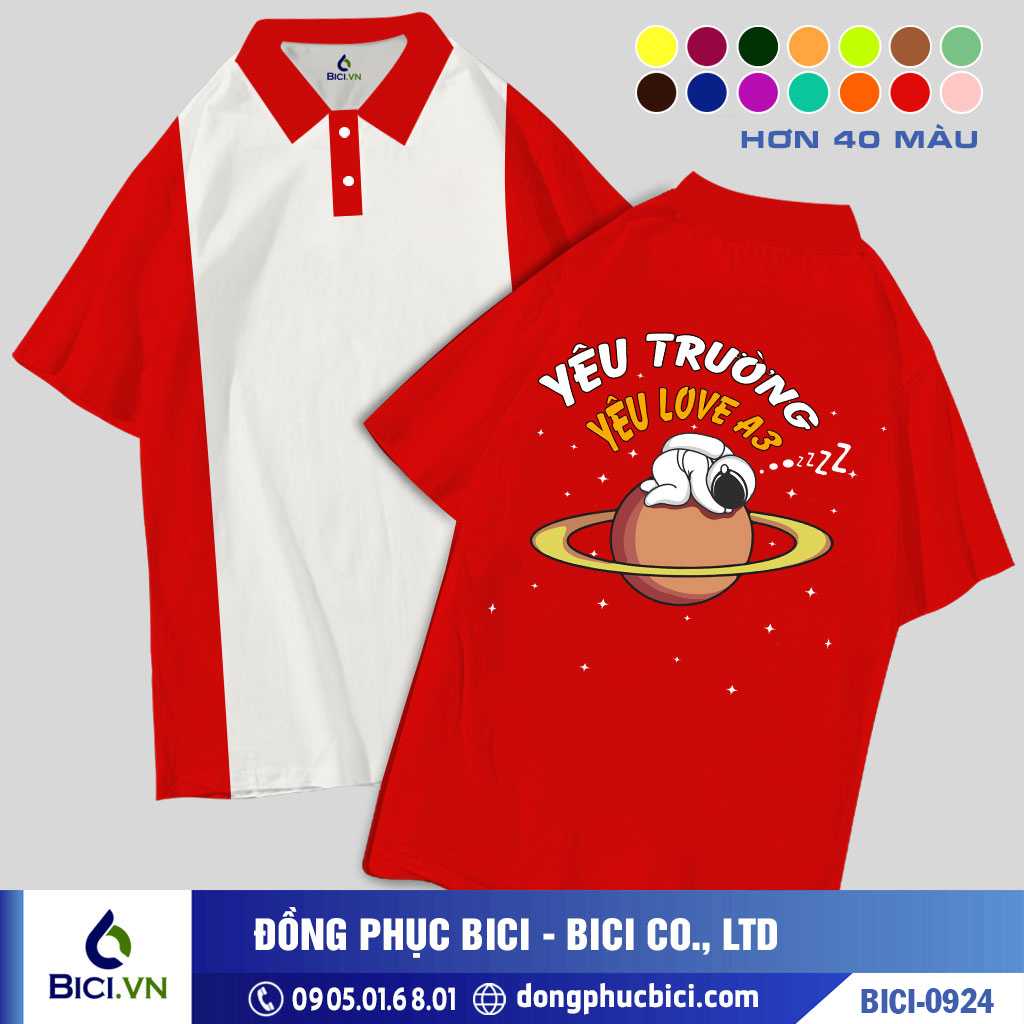 BICI-0924 - Áo Lớp Yêu Trường, Yêu Love Cực Xinh