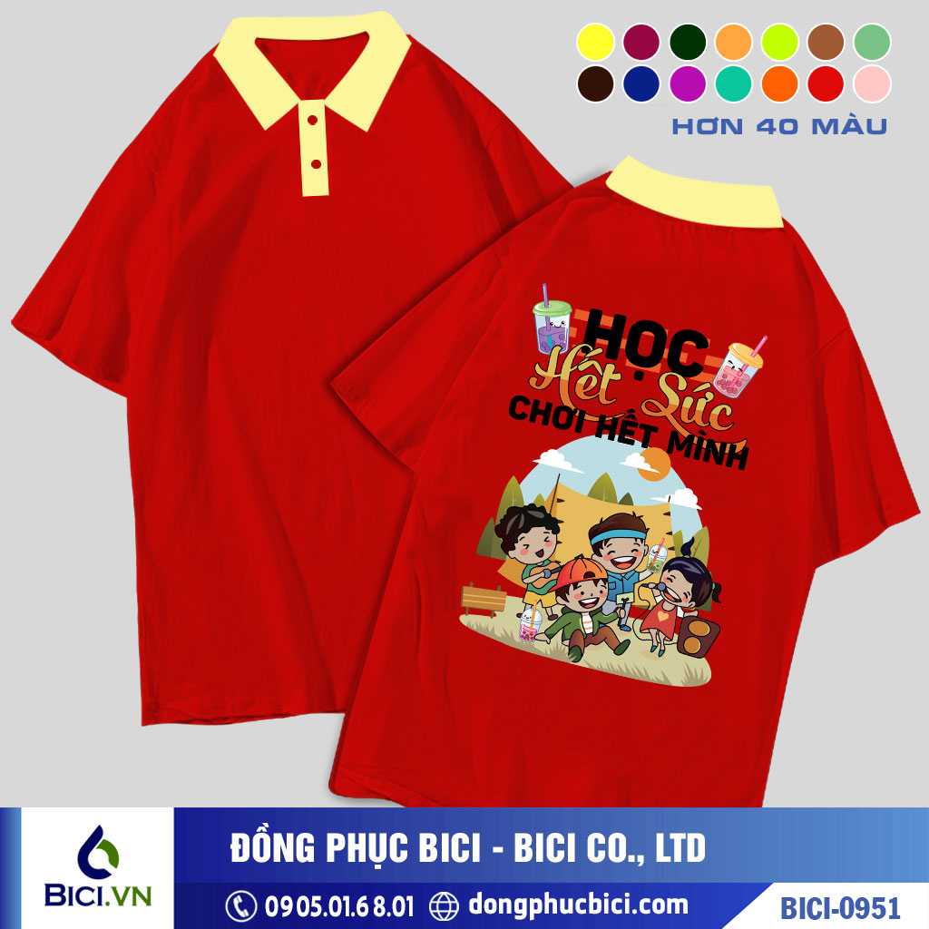 BICI-0951 - Áo Lớp Học Hết Sức, Chơi Hết Mình Cực Độc Đáo