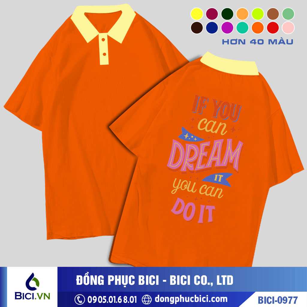 BICI-0977 - Áo Lớp You Can Do It Cực Ấn Tượng