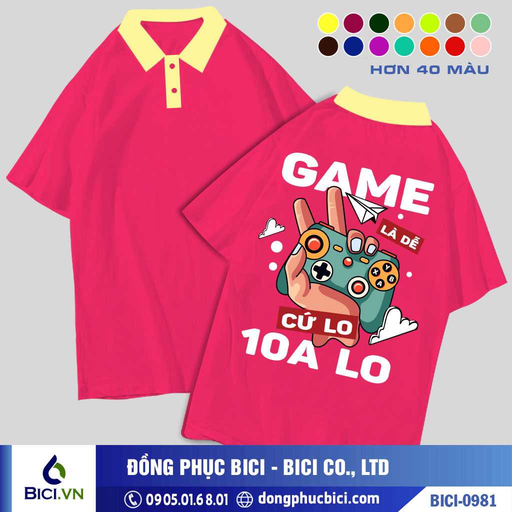 BICI-0981 - Áo Lớp Game Là Dễ Cực Ngầu